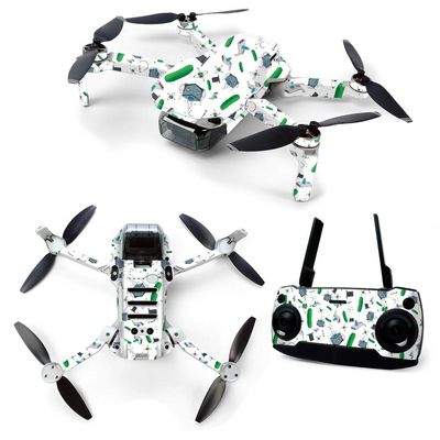 MightySkins Skin for DJI Mavic Mini Portable Drone Quadcopter - Science Cartoon | Protective, Durable, and Unique Vinyl Decal wrap Cover | Easy to Apply, Remove, and Change Styles | Made in The USA