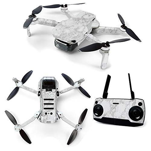 MightySkins Skin for DJI Mavic Mini Portable Drone Quadcopter - Frost Marble | Protective, Durable, and Unique Vinyl Decal wrap cover | Easy To Apply, Remove, and Change Styles | Made in the USA (DJMAVMIN-Frost Marble)