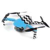 MightySkins Skin for DJI Mavic Mini Portable Drone Quadcopter - Baby Blue Chevron | Protective, Durable, and Unique Vinyl Decal wrap cover | Easy To Apply, Remove, and Change Styles | Made in the USA, Model Number: DJMAVMIN-Baby Blue Chevron view 2