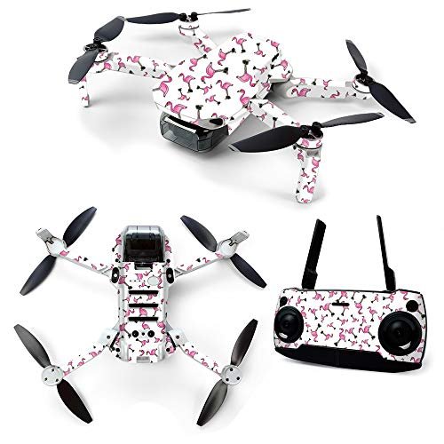MightySkins Skin for DJI Mavic Mini Portable Drone Quadcopter - Cool Flamingo | Protective, Durable, and Unique Vinyl Decal wrap cover | Easy To Apply, Remove, and Change Styles | Made in the USA (DJMAVMIN-Cool Flamingo)