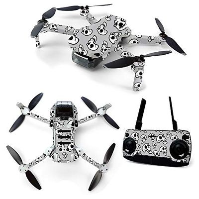 MightySkins Skin for DJI Mavic Mini Portable Drone Quadcopter - Laughing Skulls | Protective, Durable, and Unique Vinyl Decal wrap cover | Easy To Apply, Remove, and Change Styles | Made in the USA, DJMAVMIN-Laughing Skulls, DJMAVMIN-Laughing Skulls,