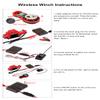 INJORA Metal Automatic Winch Wireless Remote Controller System for 1:10 RC Crawler Car Axial SCX10 90046 TRX4 Redcat (Grey) view 2