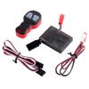 INJORA Metal Automatic Winch Wireless Remote Controller System for 1:10 RC Crawler Car Axial SCX10 90046 TRX4 Redcat (Grey) view 3