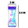 FKYTION Liquid Motion Bubbler Timer Pack of 2 Great Desktop Colorful Hourglass Liquid Bubbler Small Calming Relaxing Toys Sensory Anxiety Autism ADHD Fidget Toys view 4