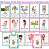100 Parent-Child Daily Conversation Starters Cards with Picture - Fun Family-Friendly Vivid Question Cards Game for Kids - Learning Materials Great for ESL Teaching: Parent/Teacher/Autism view 1
