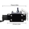 INJORA Metal Automatic Winch Wireless Remote Controller System for 1:10 RC Crawler Car Axial SCX10 90046 TRX4 Redcat (Black) view 2