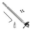 Fielect 4mm Drive Shaft w Propeller and Universal Joint for RC Boat, L150mm Shaft, L100mm Sleeve, D36mm Propeller, Fit for 3mm Motor Shaft view 1