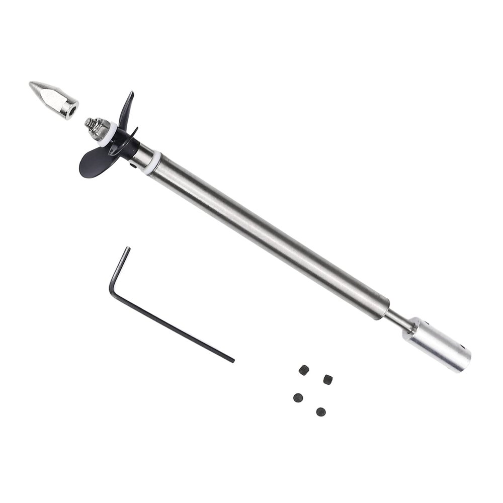 Fielect Drive Shaft w Propeller and Universal Joint for RC Boat, L150mm Shaft, L100mm Sleeve, D36mm Propeller, Fit for 5mm Motor Shaft