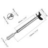 Fielect Drive Shaft w Propeller and Universal Joint for RC Boat, L130mm Shaft, L80mm Sleeve, D36mm Propeller, Fit for 3.17mm Motor Shaft view 2