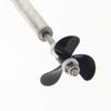 Fielect Drive Shaft w Propeller and Universal Joint for RC Boat, L130mm Shaft, L80mm Sleeve, D36mm Propeller, Fit for 3.17mm Motor Shaft view 4