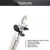 Fielect Drive Shaft w Propeller and Universal Joint for RC Boat, L100mm Shaft, L50mm Sleeve, D36mm Propeller, Fit for 3mm Motor Shaft view 3