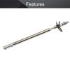 Fielect Drive Shaft w Propeller and Universal Joint for RC Boat, L150mm Shaft, L100mm Sleeve, D36mm Propeller, Fit for 2mm Motor Shaft view 3