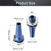 Fielect RC Antenna Mount, M6 Thread, Aluminum Alloy, for RC Boat Light Blue 1pcs view 2