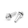 Fielect 5Pcs RC Antenna Tube Black with Siliver Mount and Cap for RC Boat view 3