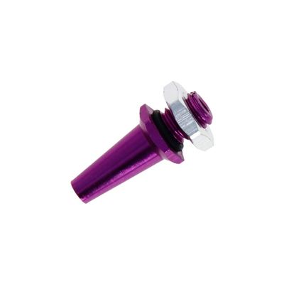 Fielect RC Antenna Mount, M6 Thread, Aluminum Alloy, for RC Boat Purple 1pcs