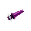 Fielect RC Antenna Mount, M6 Thread, Aluminum Alloy, for RC Boat Purple 1pcs view 4