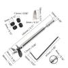 Fielect Drive Shaft w Propeller and Universal Joint for RC Boat, L130mm Shaft, L80mm Sleeve, D36mm Propeller, Fit for 4mm Motor Shaft view 2