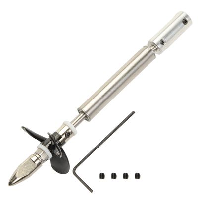 Fielect Drive Shaft w Propeller and Universal Joint for RC Boat, L100mm Shaft, L50mm Sleeve, D36mm Propeller, Fit for 4mm Motor Shaft