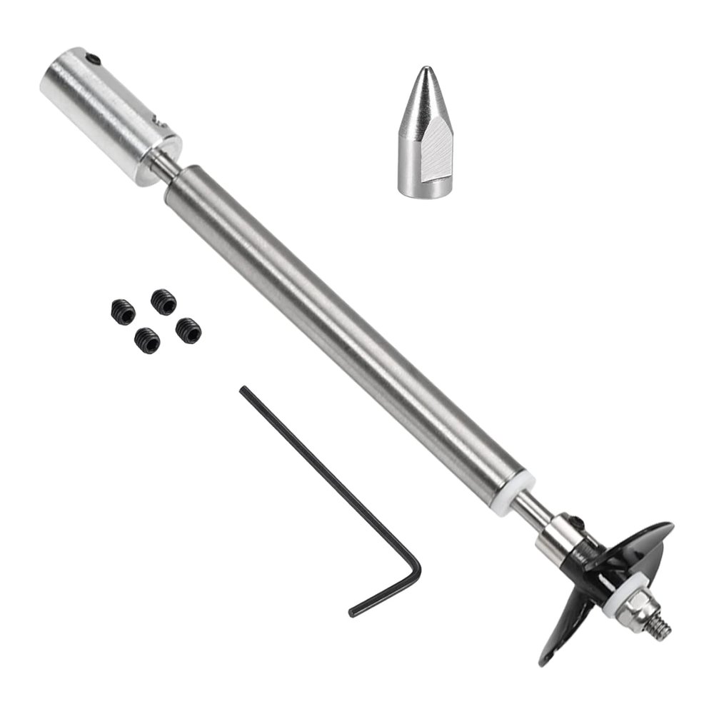 Fielect Drive Shaft w Propeller and Universal Joint for RC Boat, L130mm Shaft, L80mm Sleeve, D36mm Propeller, Fit for 6mm Motor Shaft