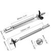 Fielect Drive Shaft w Propeller and Universal Joint for RC Boat, L130mm Shaft, L80mm Sleeve, D36mm Propeller, Fit for 6mm Motor Shaft view 2
