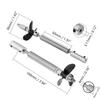 Fielect Drive Shaft w Propeller and Universal Joint for RC Boat, L100mm Shaft, L50mm Sleeve, D36mm Propeller, Fit for 3.17mm Motor Shaft view 2