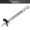 Fielect Drive Shaft w Propeller and Universal Joint for RC Boat, L100mm Shaft, L50mm Sleeve, D36mm Propeller, Fit for 3.17mm Motor Shaft view 3
