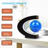 FUGEST Magnetic Floating Globe 2 in 1 Blue 4in Constellations World Map C Shape Base LED Light Lamp Rotating view 4