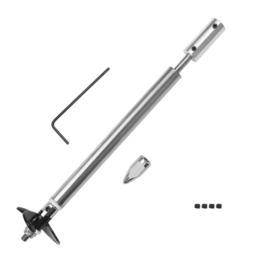 Fielect Drive Shaft w Propeller and Universal Joint for RC Boat, L150mm Shaft, L100mm Sleeve, D36mm Propeller, Fit for 3.17mm Motor Shaft