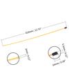 Fielect RC Antenna Tube Yellow with Golden Mount and Cap for RC Boat 5pcs view 2