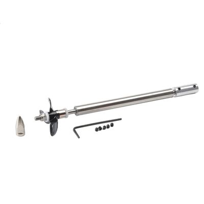 Fielect Drive Shaft w Propeller and Universal Joint for RC Boat, L150mm Shaft, L100mm Sleeve, D36mm Propeller, Fit for 4mm Motor Shaft
