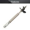 Fielect Drive Shaft w Propeller and Universal Joint for RC Boat, L100mm Shaft, L50mm Sleeve, D36mm Propeller, Fit for 5mm Motor Shaft view 3