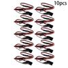 Fielect 11.81"/300mm Black Red White Y Servo Extension Cable Remote Control Racing Part for Various Models of Electronic Products 10Pcs view 2