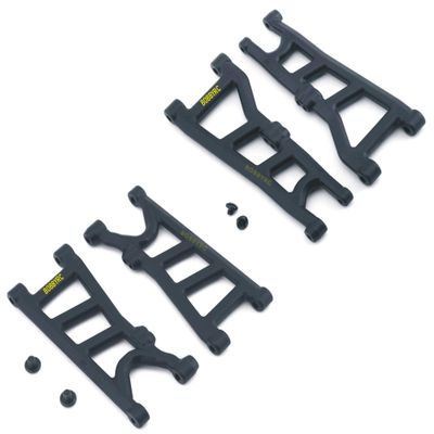 RPM Suspension Arms A-Arms Set Front Rear Black for Arrma Typhon 4x4 3s