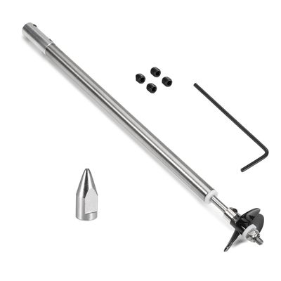 Fielect Drive Shaft w Propeller and Universal Joint for RC Boat, L200mm Shaft, L150mm Sleeve, D36mm Propeller, Fit for 5mm Motor Shaft