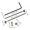 Fielect Drive Shaft w Propeller and Universal Joint for RC Boat, L250mm Shaft, L200mm Sleeve, D36mm Propeller, Fit for 2mm Motor Shaft view 2