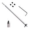 Fielect Drive Shaft w Propeller and Universal Joint for RC Boat, L250mm Shaft, L200mm Sleeve, D36mm Propeller, Fit for 2mm Motor Shaft view 3