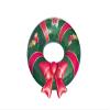 Swimline Christmas Wreath Pool Ring  Inflatable Lounge Float with Fun Design for Adults & Teens  Durable Vinyl Ring for Pool, Lake, or Beach  Easy to Inflate and Store view 1