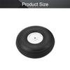 Fielect 2.5 inch RC Model Airplane Super Light Sponge Tire Tail Wheel Tire and Wheel Sets for RC Car Airplane PU Sponge Tire with Plastic Hub 2 Pcs view 2