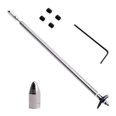 Fielect Drive Shaft w Propeller and Universal Joint for RC Boat, L300mm Shaft, L250mm Sleeve, D36mm Propeller, Fit for 2.3mm Motor Shaft