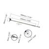 Fielect Drive Shaft w Propeller and Universal Joint for RC Boat, L300mm Shaft, L250mm Sleeve, D36mm Propeller, Fit for 2.3mm Motor Shaft view 2