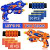 2 Pack Blaster Guns Boys Toy-with 60 Soft Foam Darts Bullets& 2 Wrist Bands-Valentines Gifts for Kids Hand Gun Toys Party Supplies for 3,4,5,6,7,8,9 Years Kids view 2