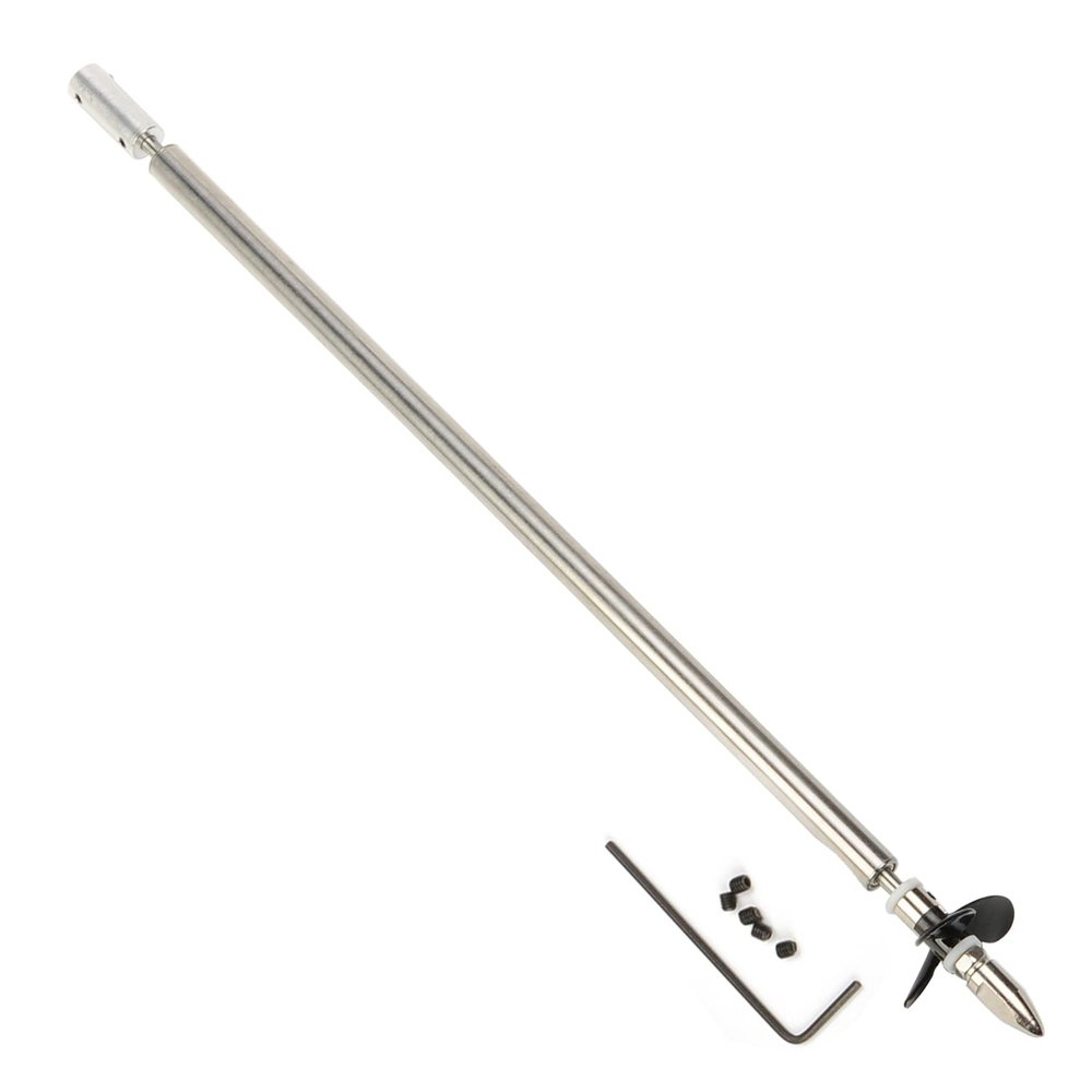 Fielect Drive Shaft w Propeller and Universal Joint for RC Boat, L300mm Shaft, L250mm Sleeve, D36mm Propeller, Fit for 3.17mm Motor Shaft