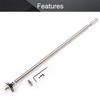 Fielect Drive Shaft w Propeller and Universal Joint for RC Boat, L300mm Shaft, L250mm Sleeve, D36mm Propeller, Fit for 3.17mm Motor Shaft view 3