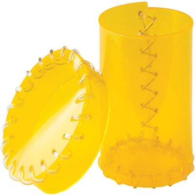 Age of Plastic Yellow Dice Cup