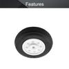 Fielect 1 inch RC Model Airplane Super Light Sponge Tire Tail Wheel Tire and Wheel Sets for RC Car Airplane PU Sponge Tire with Plastic Hub view 4