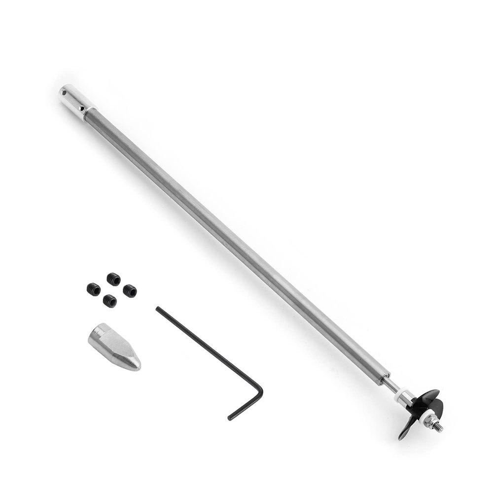 Fielect Drive Shaft w Propeller and Universal Joint for RC Boat, L300mm Shaft, L250mm Sleeve, D36mm Propeller, Fit for 6mm Motor Shaft