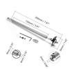 Fielect Drive Shaft w Propeller and Universal Joint for RC Boat, L200mm Shaft, L150mm Sleeve, D36mm Propeller, Fit for 2mm Motor Shaft view 2