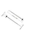 Fielect Drive Shaft w Propeller and Universal Joint for RC Boat, L200mm Shaft, L150mm Sleeve, D36mm Propeller, Fit for 3.17mm Motor Shaft view 2