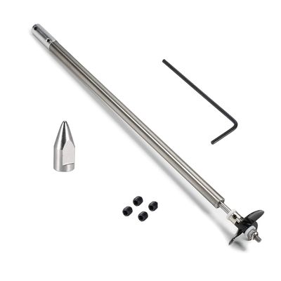 Fielect Drive Shaft w Propeller and Universal Joint for RC Boat, L250mm Shaft, L200mm Sleeve, D36mm Propeller, Fit for 3mm Motor Shaft