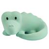 Tikiri Toys Rubber Crocodile Rattle, Teether & Bath Toy, Organic Natural Rubber view 1